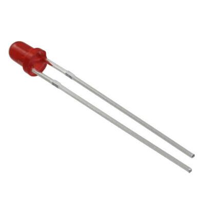 Red 635nm LED Indication - Discrete 2V Radial - 1