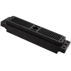156 Position Housing for Non-Gendered Contacts Connector Black Panel Mount - ITT Cannon, LLC
