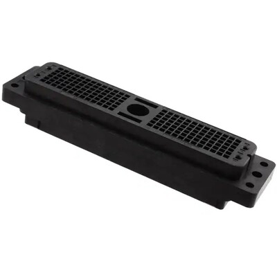 156 Position Housing for Non-Gendered Contacts Connector Black Panel Mount - 1