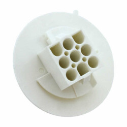9 Rectangular Connectors - Housings Receptacle Natural - TE Connectivity AMP Connectors