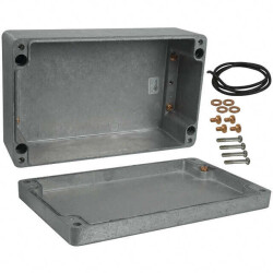 Box Thick Wall Aluminum Unpainted Cover Included 10.236