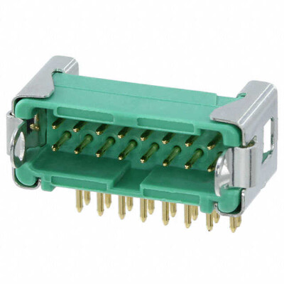 Connector Header Through Hole, Right Angle 16 position 0.049