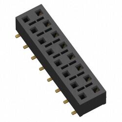 16 Position Receptacle, Bottom Entry Connector Surface Mount - Samtec Inc.