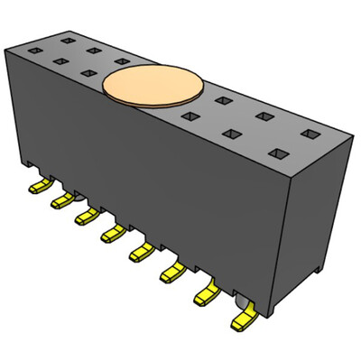 16 Position Receptacle Connector Surface Mount - 1