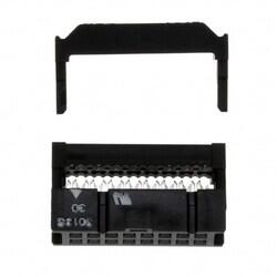 16 Position Rectangular Receptacle Connector IDC Gold 28 AWG - Omron Electronics Inc-EMC Div