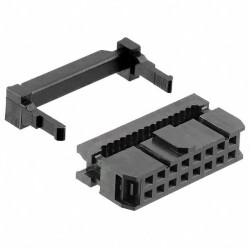 16 Position Rectangular Receptacle Connector IDC Gold 28 AWG - Würth Elektronik