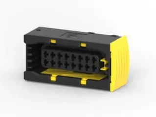 16 Rectangular Connectors - Housings Housing for Female Insert Black 0.197
