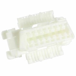 16 Rectangular Connectors - Housings Plug White - TE Connectivity AMP Connectors
