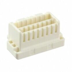 16 Rectangular Connectors - Housings Plug Beige 0.059