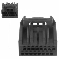 16 Rectangular Connectors - Housings Receptacle Gray 0.087