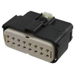 16 Rectangular Connectors - Housings Receptacle - 0.230