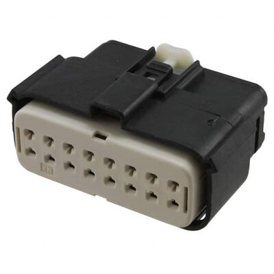 16 Rectangular Connectors - Housings Receptacle - 0.230