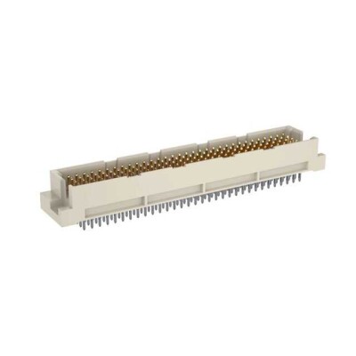 160 Position Din Connector Header, Male Pins Gold Through Hole - 1