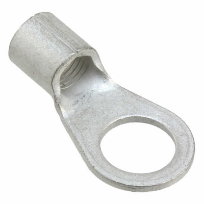 Ring Terminal Connector M10 Stud Circular 6 AWG Crimp - 1