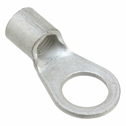 Ring Terminal Connector M10 Stud Circular 6 AWG Crimp - TE Connectivity AMP Connectors