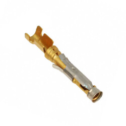 Socket Contact Gold Crimp 16-18 AWG Stamped - TE Connectivity AMP Connectors