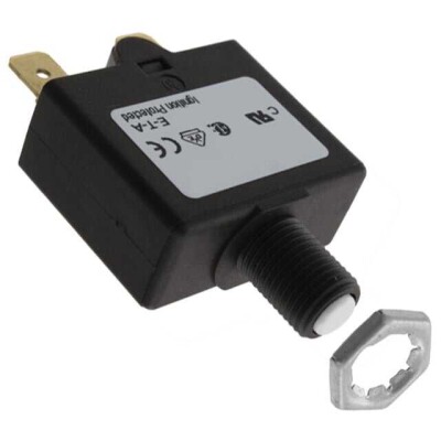 Circuit Breaker Thermal 20A 240 V AC 28 V DC Push to Reset Panel Mount - 1