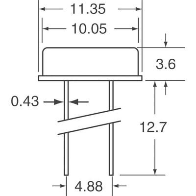 16MHz ±30ppm Crystal 20pF 40 Ohms HC-49/US - 3