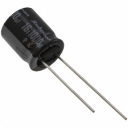 1000 µF 16 V Aluminum Electrolytic Capacitors Radial, Can 2000 Hrs @ 85°C - 1