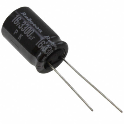 3300 µF 16 V Aluminum Electrolytic Capacitors Radial, Can 2000 Hrs @ 85°C - 1