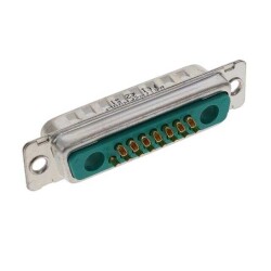 17 (15 + 2 Power) Position D-Sub, Combo Plug, Male Pins Connector - Amphenol ICC (FCI) (1)