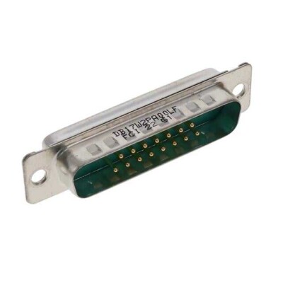 17 (15 + 2 Power) Position D-Sub, Combo Plug, Male Pins Connector - 1