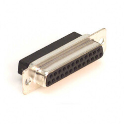 Receptacle for Female Contacts Housing D-Sub Connector 25 Position - NorComp Inc.
