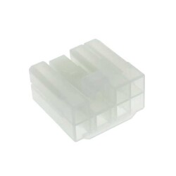 7 Rectangular Connectors - Housings Plug Natural - TE Connectivity AMP Connectors