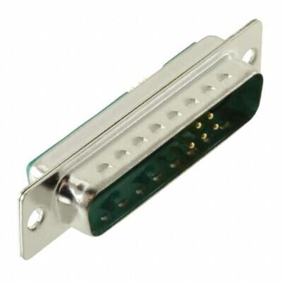 9 (5 + 4 Coax or Power) Position D-Sub, Combo Plug, Male Pins Connector - 1