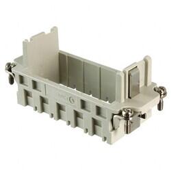 5 Module Female Heavy Duty Fixing Frame Size 6 Gray - Weidmüller