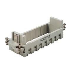 7 Module Female Heavy Duty Fixing Frame Size 8 Gray - Weidmüller