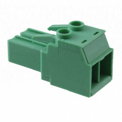 2 Position Terminal Block Plug, Female Sockets 0.300