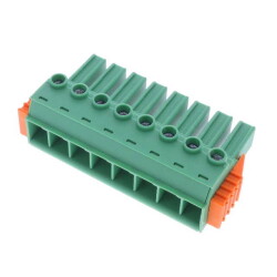 8 Position Terminal Block Plug, Female Sockets 0.300