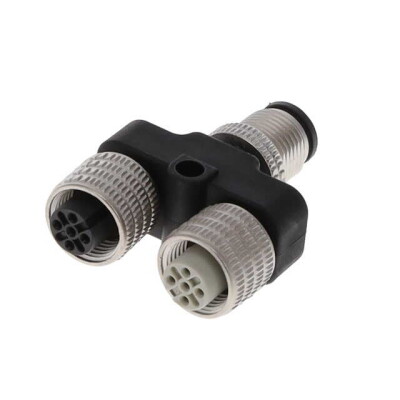 Circular Connector Distributor Y-Shaped 5/5 (2) Male Pins/Female Sockets (2) Free Hanging (In-Line) - 1