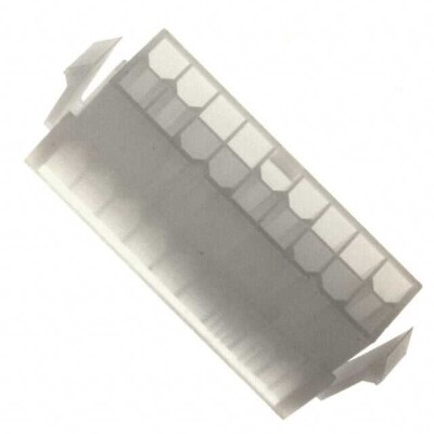 18 Position Rectangular Housing Connector Plug Natural 0.165