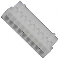18 Position Rectangular Housing Connector Receptacle Natural 0.079