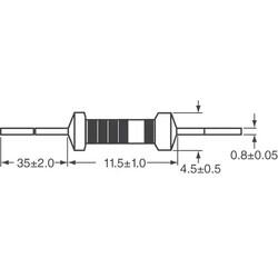 180 mOhms ±5% 3W Through Hole Resistor - YAGEO (1)