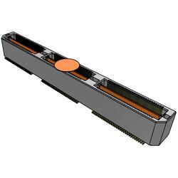 180 Position Connector Header, Outer Shroud Contacts Surface Mount Gold - Samtec Inc.