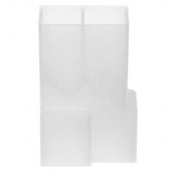 2 Position Housing Connector Male, Tab Natural 0.250