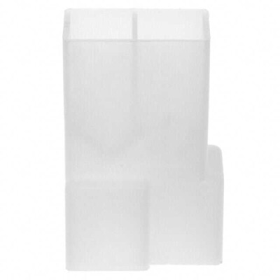 2 Position Housing Connector Male, Tab Natural 0.250