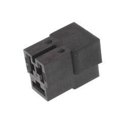 3 Position Housing Connector Female, Receptacle Black 0.250