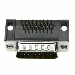 26 Position D-Sub, High Density Plug, Male Pins Connector - 1