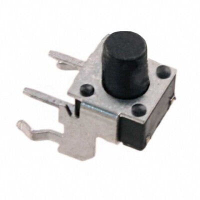 Tactile Switch SPST-NO Side Actuated Through Hole, Right Angle - 1