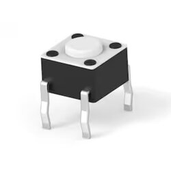 Tactile Switch SPST-NO Top Actuated Through Hole - TE Connectivity ALCOSWITCH Switches