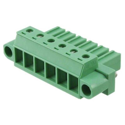 6 Position Terminal Block Plug, Female Sockets 0.300