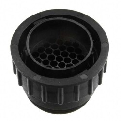 37 Position Circular Connector Plug Housing Free Hanging (In-Line) Coupling Nut - TE Connectivity AMP Connectors