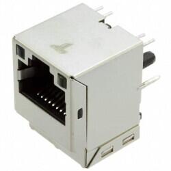 1 Port RJ45Through Hole 10/100 Base-T, AutoMDIX - TRP Connector B.V.