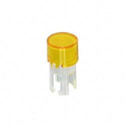 Round Pushbutton Switch Cap Yellow Snap Fit - EAO