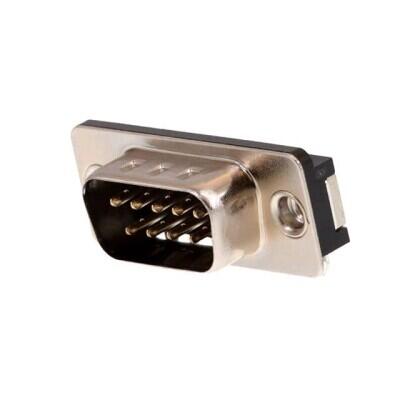 9 Position D-Sub Plug, Male Pins Connector - 1