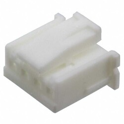 4 Rectangular Connectors - Housings Plug Natural 0.098
